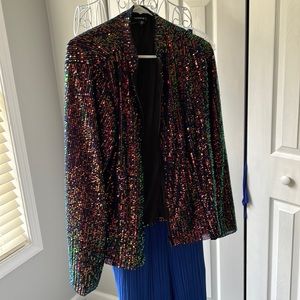 Bright and sparkles for the holidays jacket
